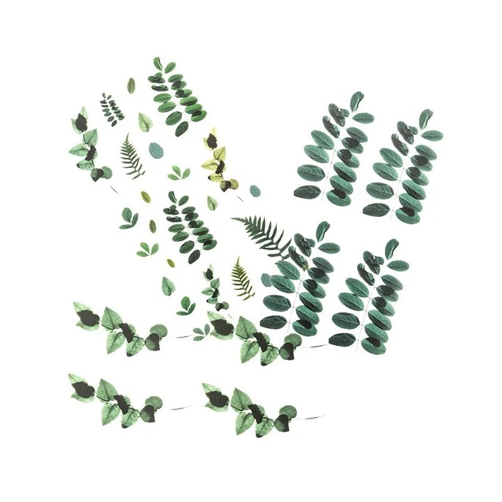 PVC Decorative Stickers | Leaves, 33 pcs