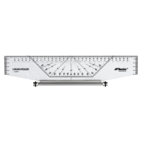 LENIAR Professional Multifunctional Ruler ROLLER 25 cm