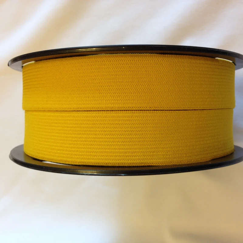 Gummiband gelb 25mm