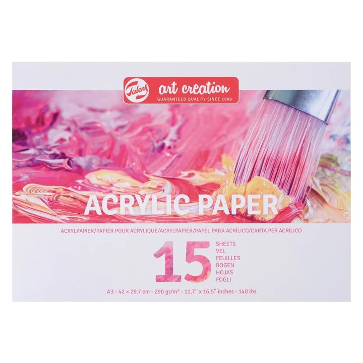 Acrylic Paint Paper Pad, 15 Sheets