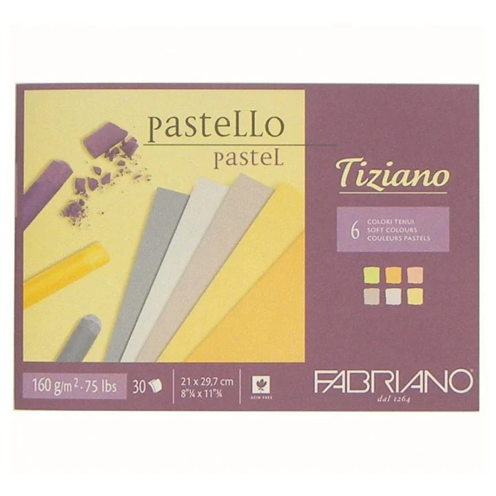 FABRIANO Tiziano Soft Colored Paper Pad for Pastels
