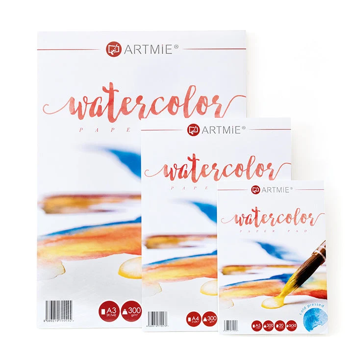 ARTMiE Watercolor Paper Pad, Cold Press, 20 Sheets