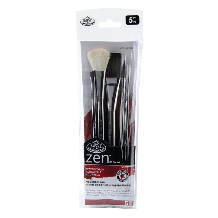 Royal and Langnickel Zen 83 Brush Set of 5