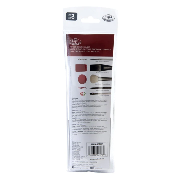 Royal and Langnickel Zen 83 Brush Set of 5