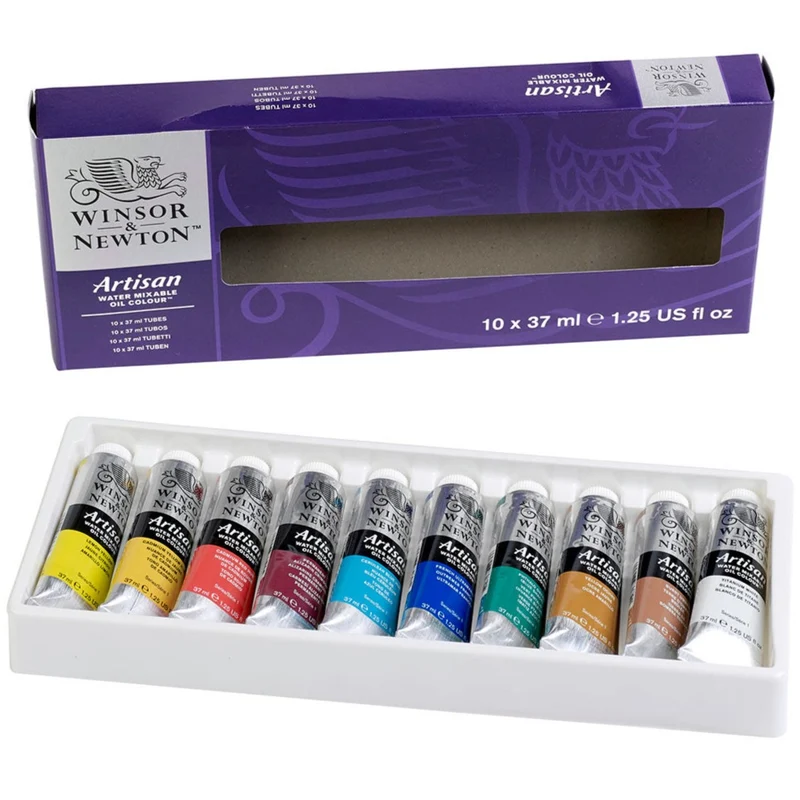 Winsor and Newton - Artisan Oil Colour Watermixable - 10 x 37ml - Tube Set