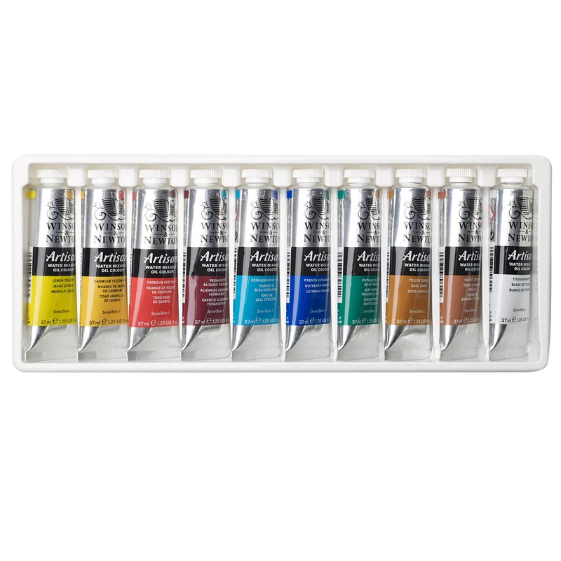 Winsor and Newton - Artisan Oil Colour Watermixable - 10 x 37ml - Tube Set
