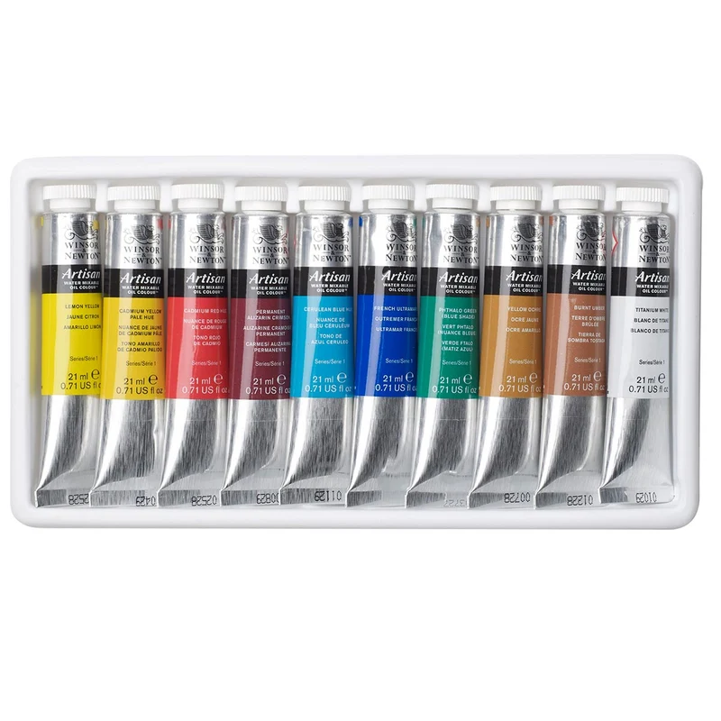 Winsor and Newton - Artisan Oil Colour Watermixable - 10 x 21ml Tube Set