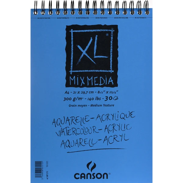 Canson - XL Mixed Media Pad - A3 300gsm - 30 sheets