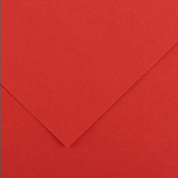 Canson - Vivaldi Poster Paper - 50 x 65cm 120gsm Red