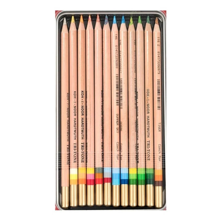 KOH-I-NOOR TRI-TONE Multicolor Pencils