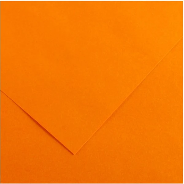 Canson - Vivaldi Poster Paper - 50 x 65cm 120gsm Clementine