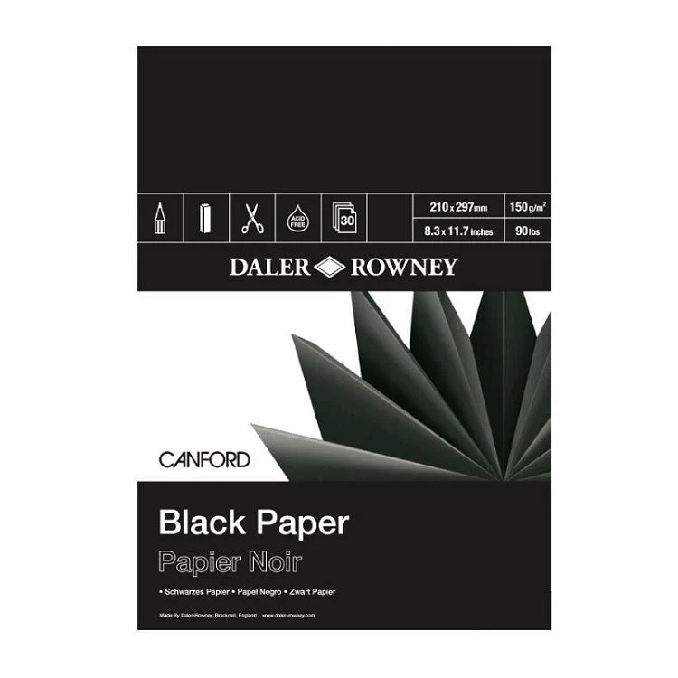 Daler-Rowney Canford Black Paper Pad