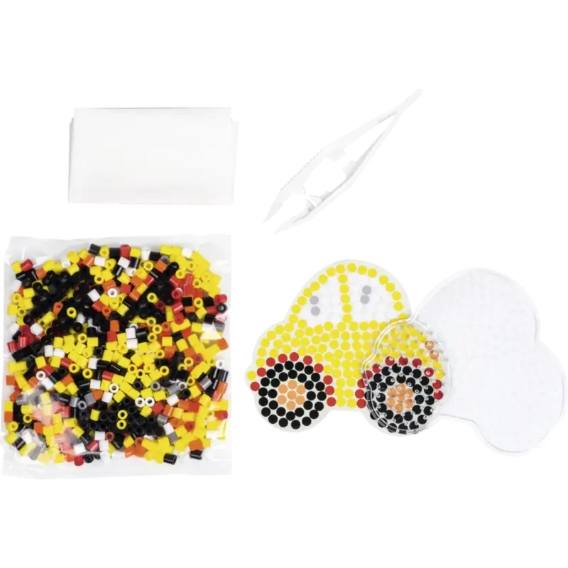 Bügelperlen Auto - Kreatives Bastelset für Kinder