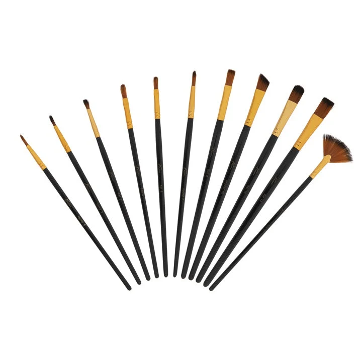 Nassau Brush Set in Plastic Case