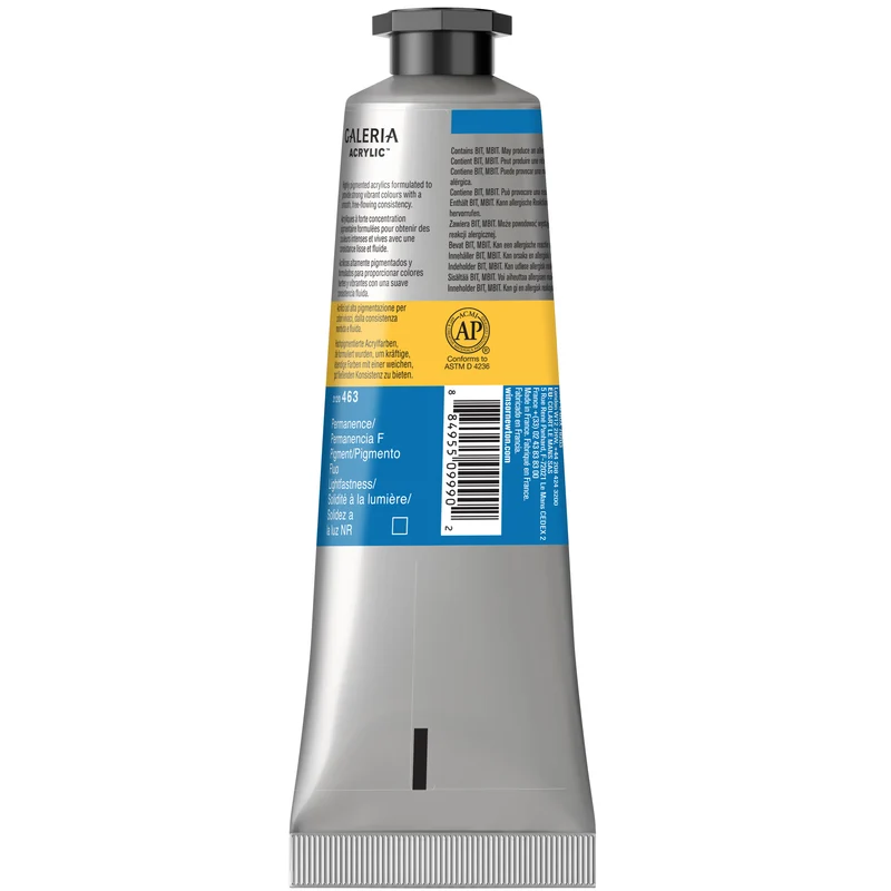 Winsor and Newton - Galeria Acrylic Colour - 60ml - Fluorescent Blue