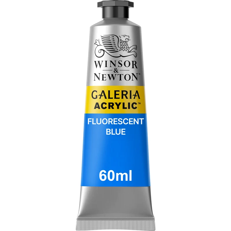 Winsor and Newton - Galeria Acrylic Colour - 60ml - Fluorescent Blue