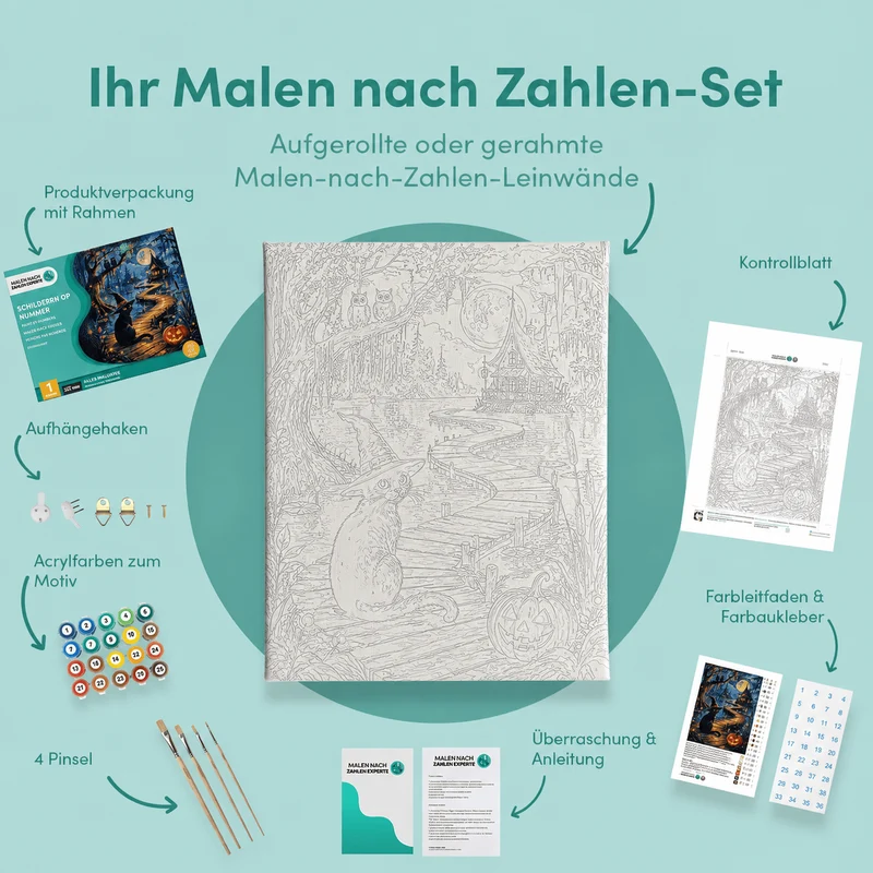 Malen nach Zahlen – Das leuchtende Sumpfgeheimnis