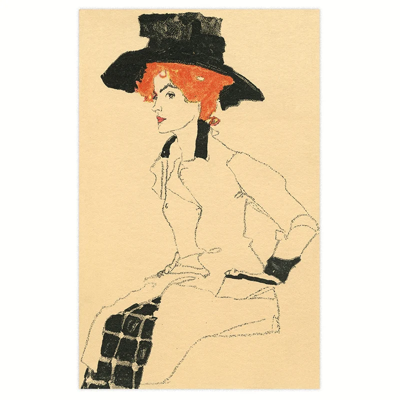 Egon Schiele - Frauenbildnis