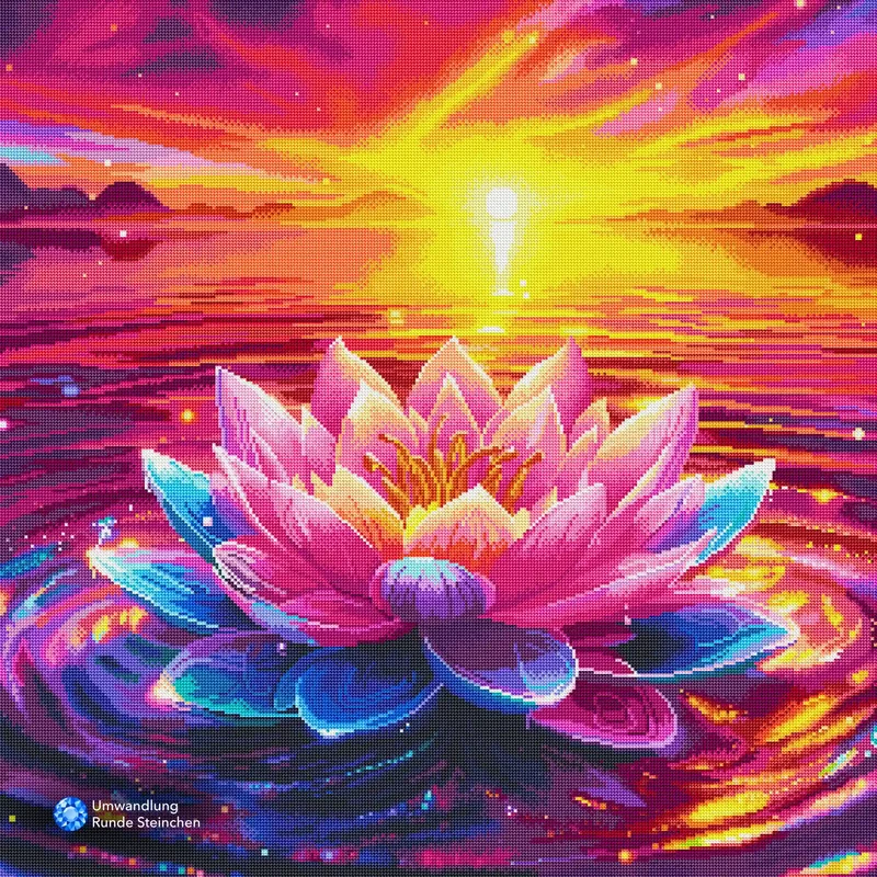 Diamond Painting - Blüte zwischen den Welten