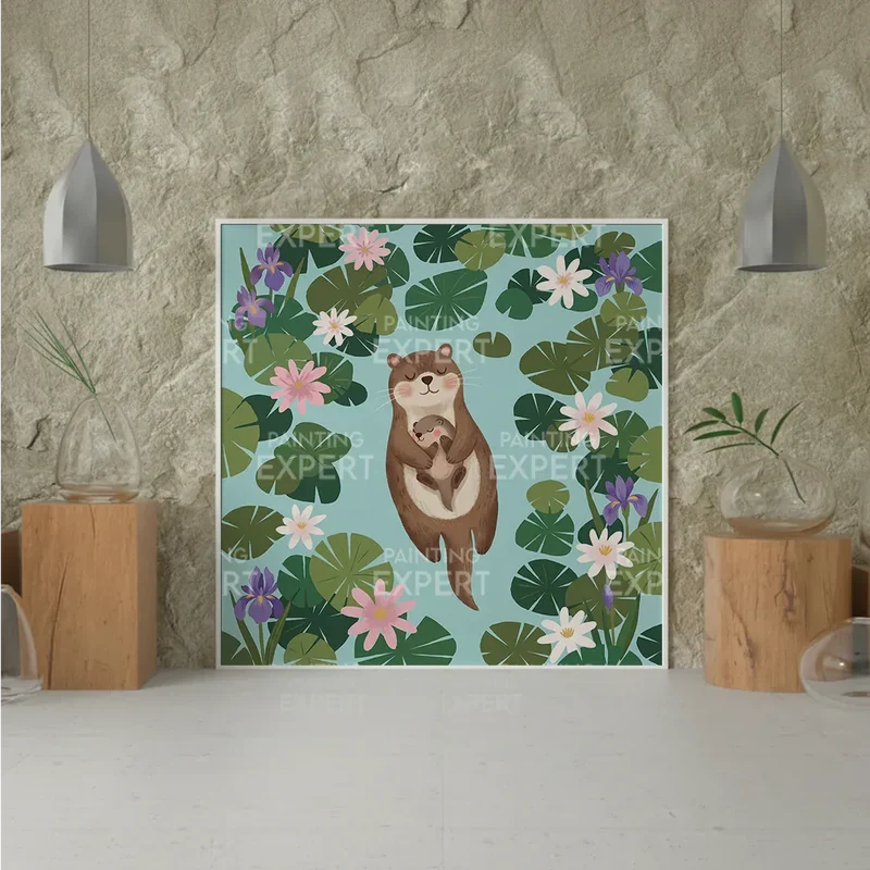 Malen nach Zahlen Ottermama