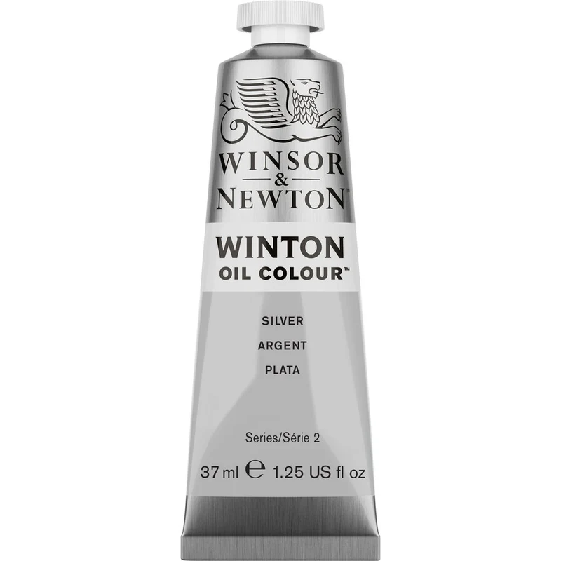 Winsor and Newton - Winton Oil Colour - 37ml - Metallic Silver S2