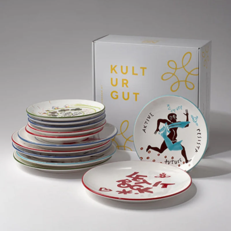 Tellerset, MAK × Gmundner Keramik × Andreas Kronthaler - Teller-Spezialedition 2024