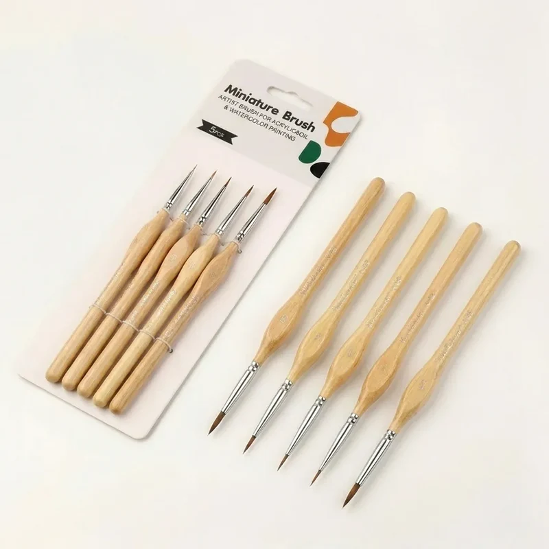Detailpinsel-Set für feine Malarbeiten