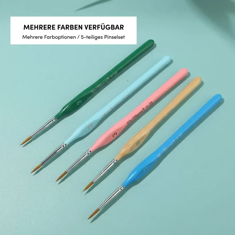Detailpinsel-Set für feine Malarbeiten
