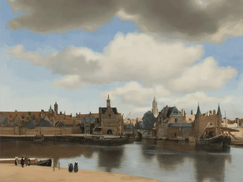 Malen nach Zahlen Ansicht von Delft