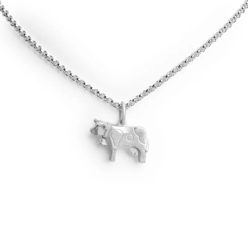Kuh Anhänger 925 Silber