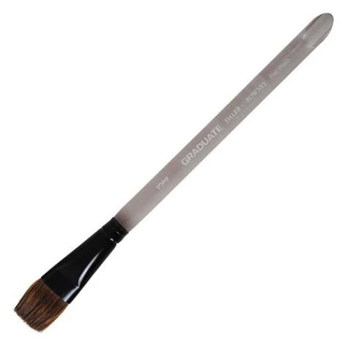 DALER-ROWNEY Flat Brush PONY + Synthetic Size 3/4