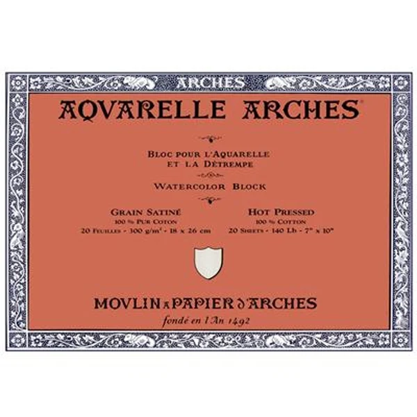 Arches - Block - 140lb 14" x 20" - HP