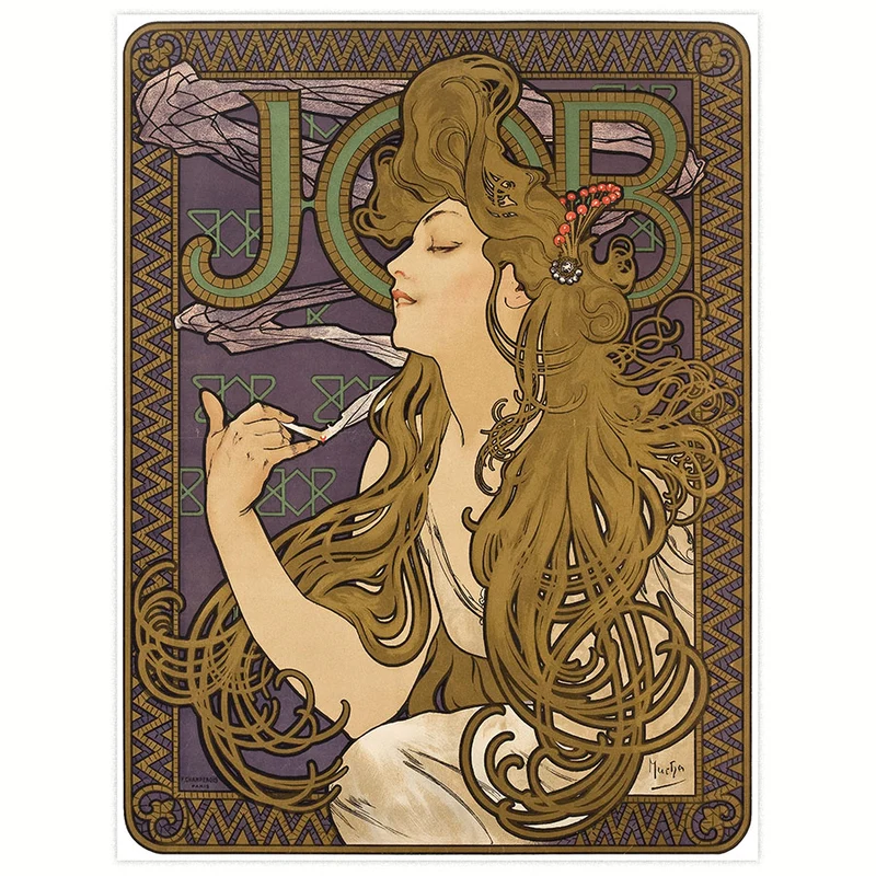 Werbeplakat 1896 - Job
