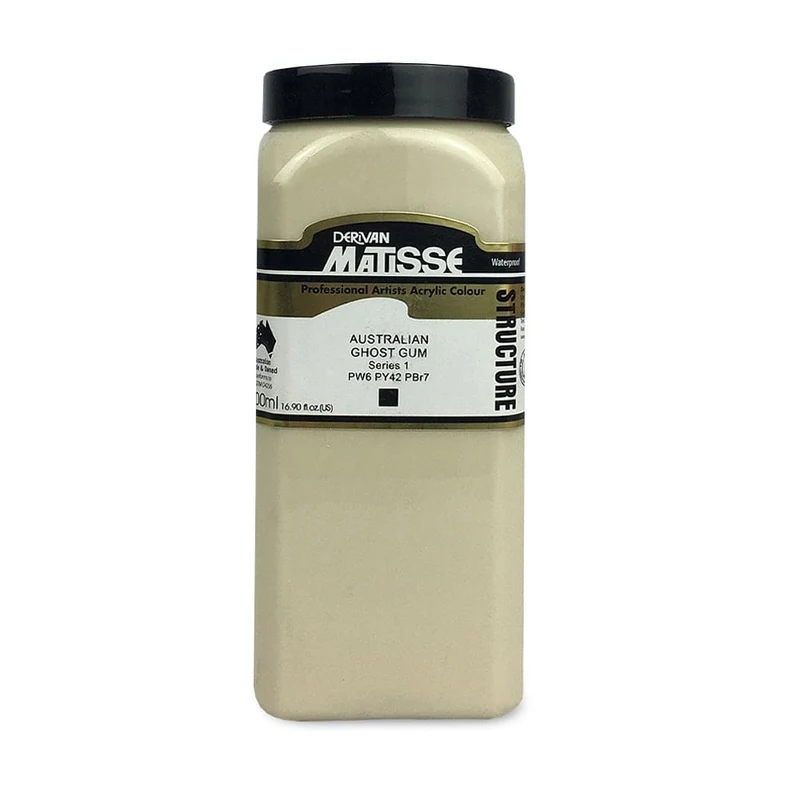 Derivan Matisse Professional Artists Acrylic Structure Australian Ghost Gum 500ml