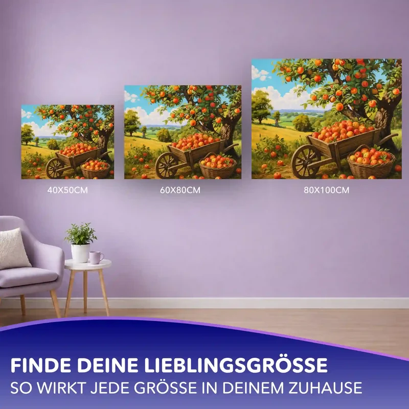 Malen nach Zahlen - Ernte im Sonnenlicht