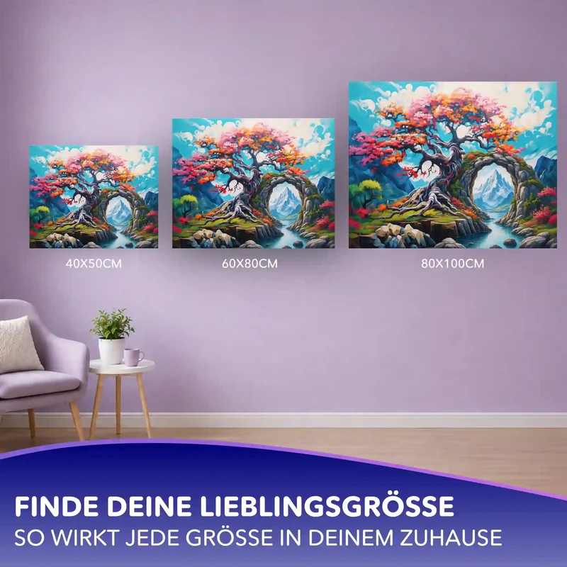 Malen nach Zahlen - Farben des Lebens