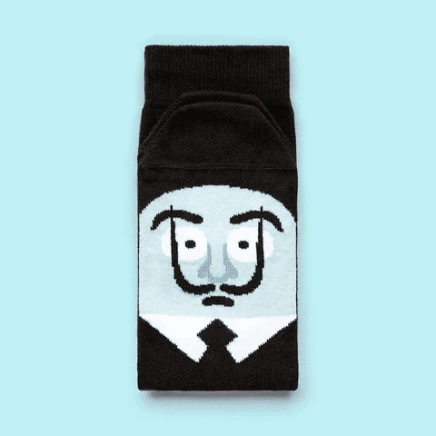 ‘Sole-Adore Dali’ Chatty Feet Socks