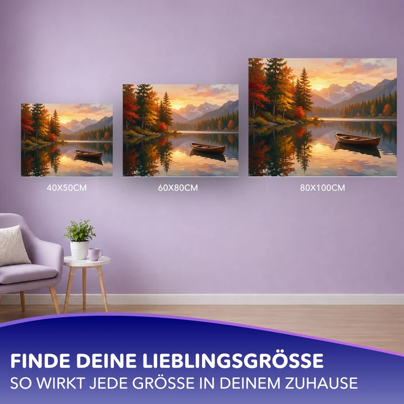 Malen nach Zahlen - Ein stiller Moment