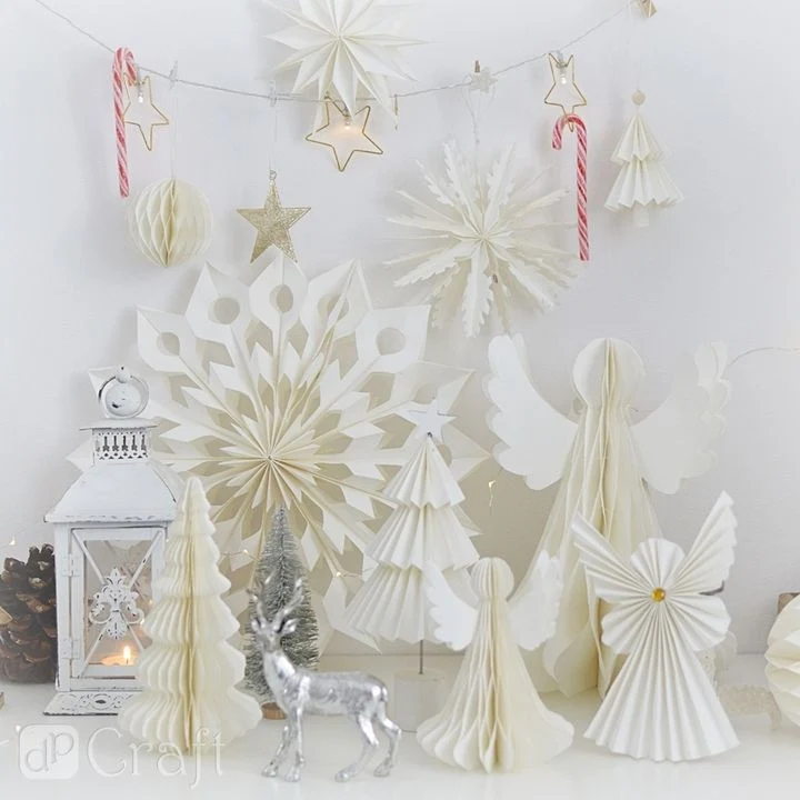 Paper Decoration Christmas Tree 24 cm
