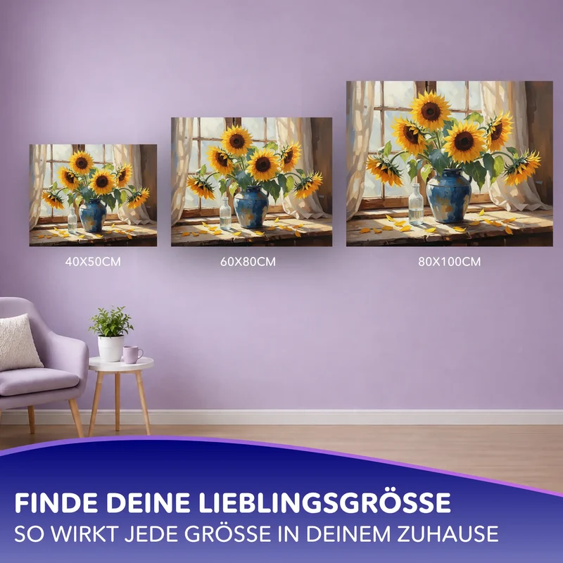 Malen nach Zahlen - Sonnengeküsst