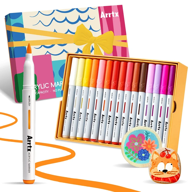 ARRTX 30 Colors Dopamine Acrylic Paint Markers