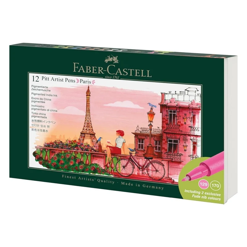 Faber Castell 12 Pitt Artist Pen Set