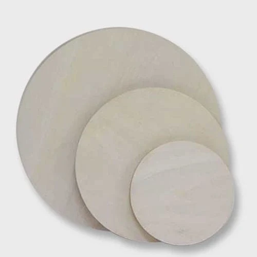 Wooden Birch Painting Panel Round
