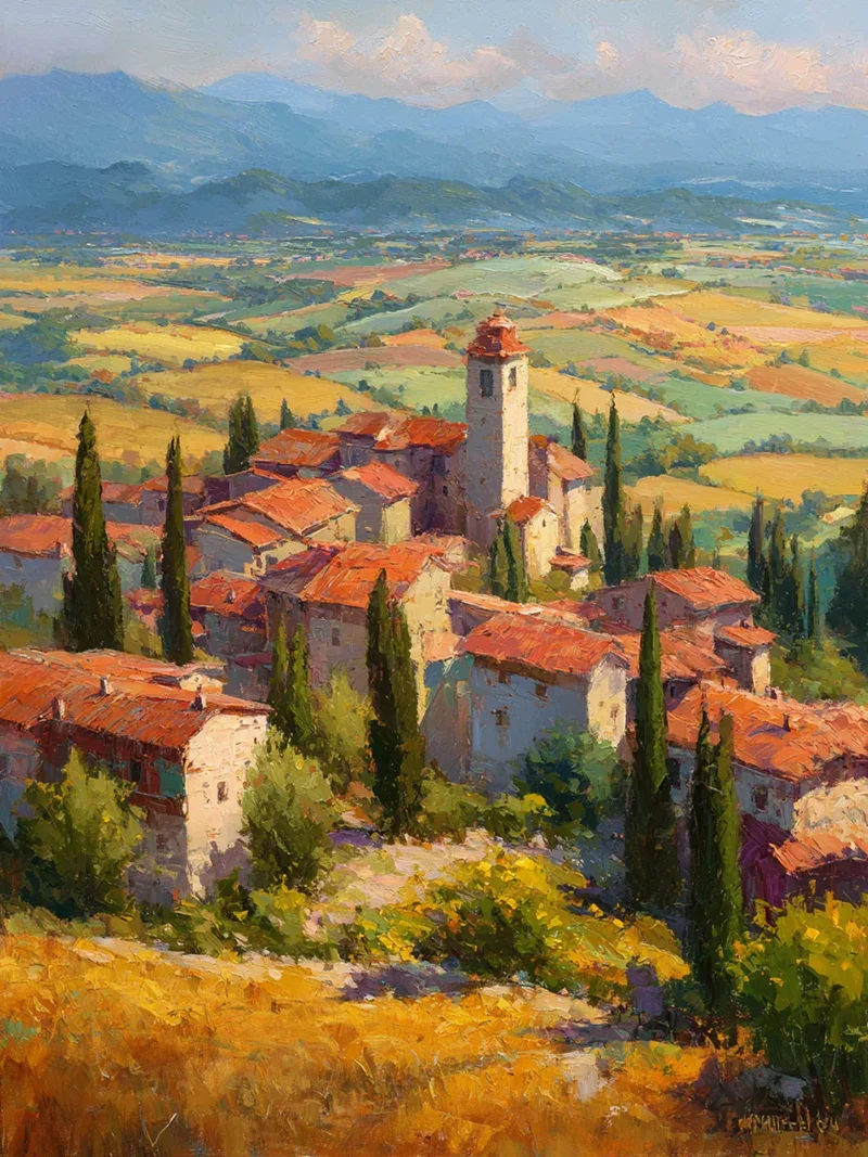 Diamond Painting Toskana