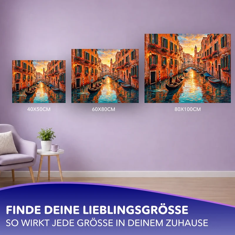 Malen nach Zahlen - Die Magie Venedigs