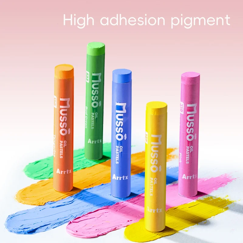Arrtx 60 Colors Musso Oil Pastels Smooth Drawing Pastel Set