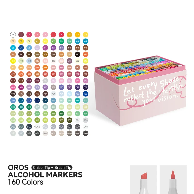 Arrtx OROS 160 Alcohol Markers Dual Tip Paint Markers