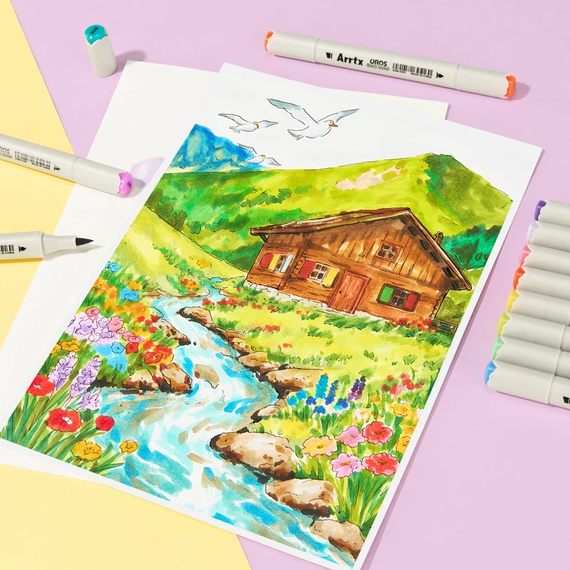 Arrtx OROS 160 Alcohol Markers Dual Tip Paint Markers