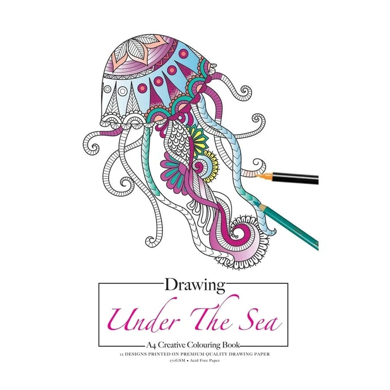Jasart Drawing Colouring Book Under The Sea
