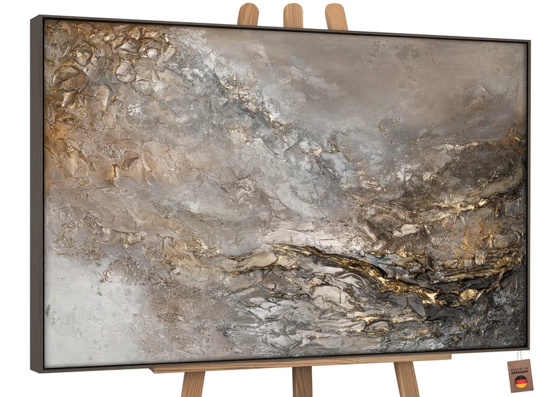 Abstract Gemälde im Rahmen "Universum"